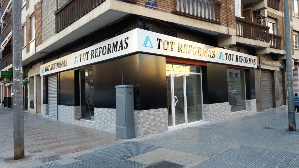 Decoración de fachada moderna en Castellón de la Plana